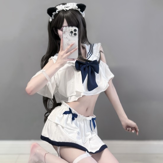 2D Anime Lingerie, Japanese Student Uniform, Sexy Outfit 2D Anime Lingerie, Japanese Student Uniform, Sexy Outfit