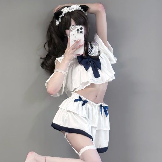 2D Anime Lingerie, Japanese Student Uniform, Sexy Outfit 2D Anime Lingerie, Japanese Student Uniform, Sexy Outfit