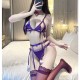 Sexy Lingerie With Detachable Purple Cat Lady Outfit Sexy Lingerie With Detachable Purple Cat Lady Outfit