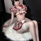 Summer New Style Lace Half-Length Dress Women's Set Summer New Style Lace Half-Length Dress Women's Set