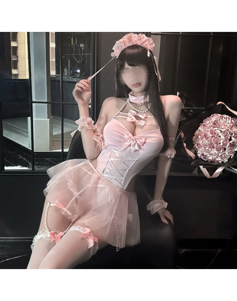 A Puffy Skirt, Fitted Waist, Uniform, Cutouts, Revealing, Sexy iLngerie For Dates. A Puffy Skirt, Fitted Waist, Uniform, Cutouts, Revealing, Sexy iLngerie For Dates.